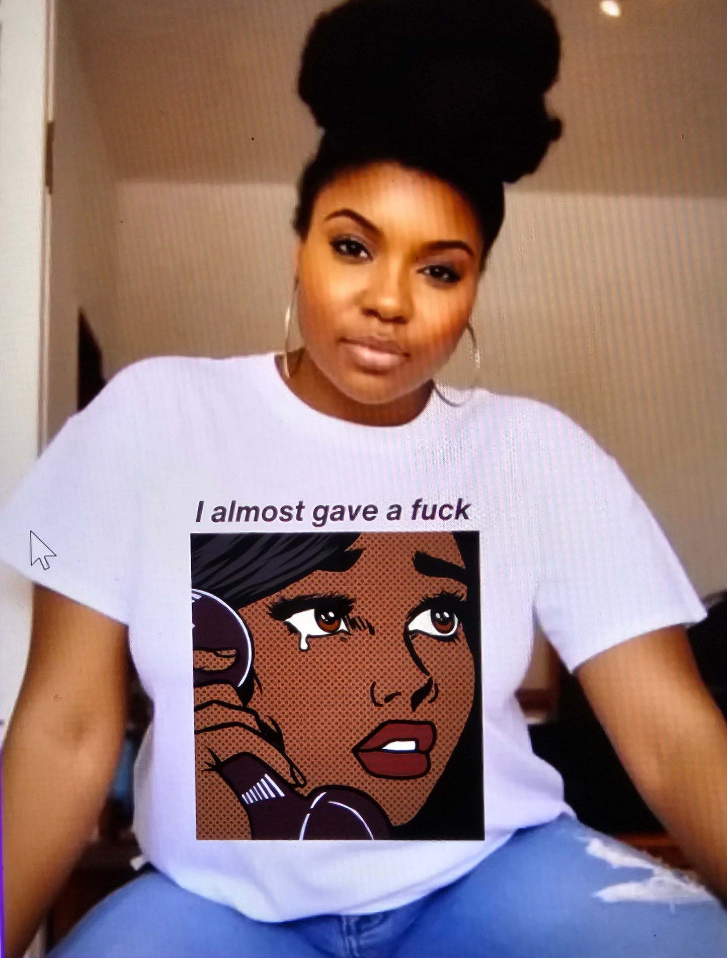 "I Almost Gave a F*" T-Shirt**