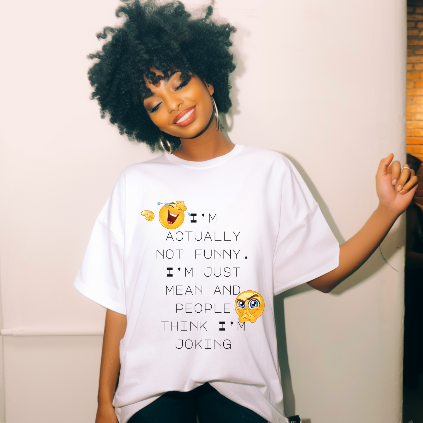 "I'm Actually Not Funny" T-Shirt