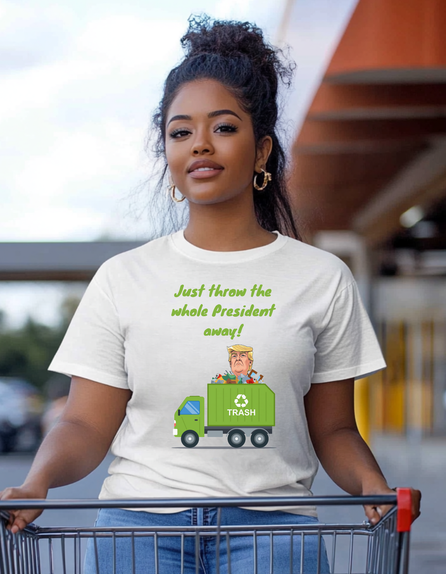 "Just throw him away" T-Shirt