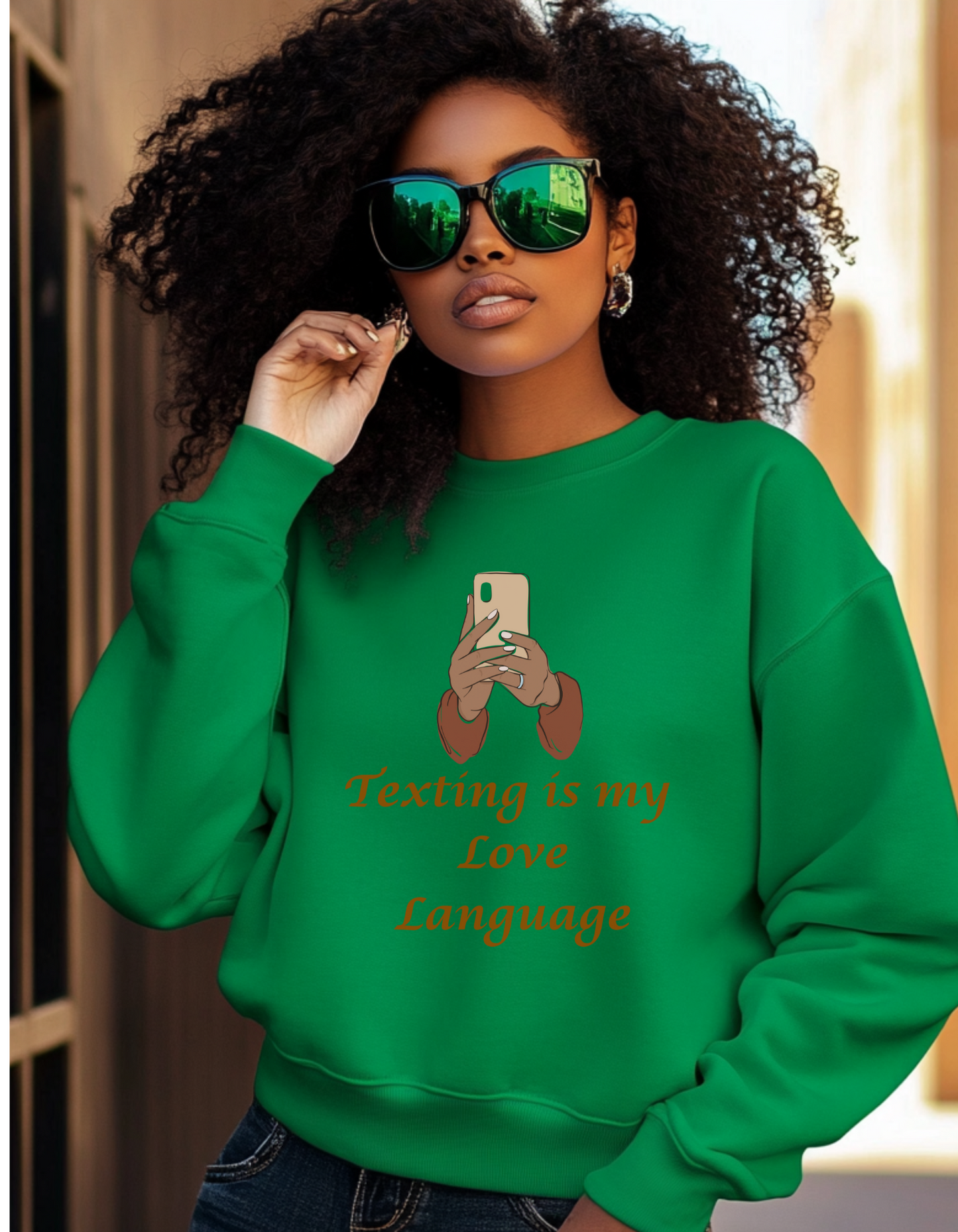 "Texting is my Love Language" Sweatshirt