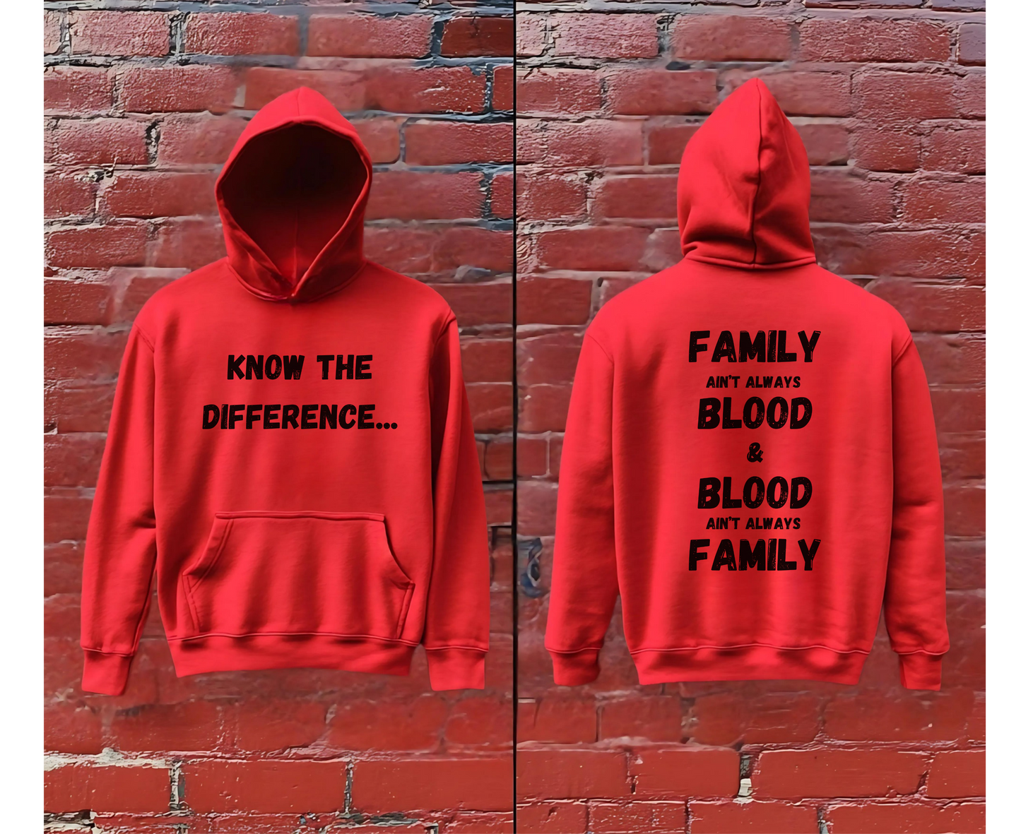 Family vs Blood Hoodie