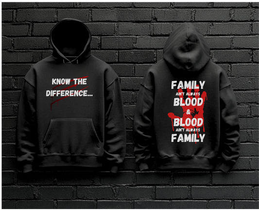 Family vs Blood Hoodie