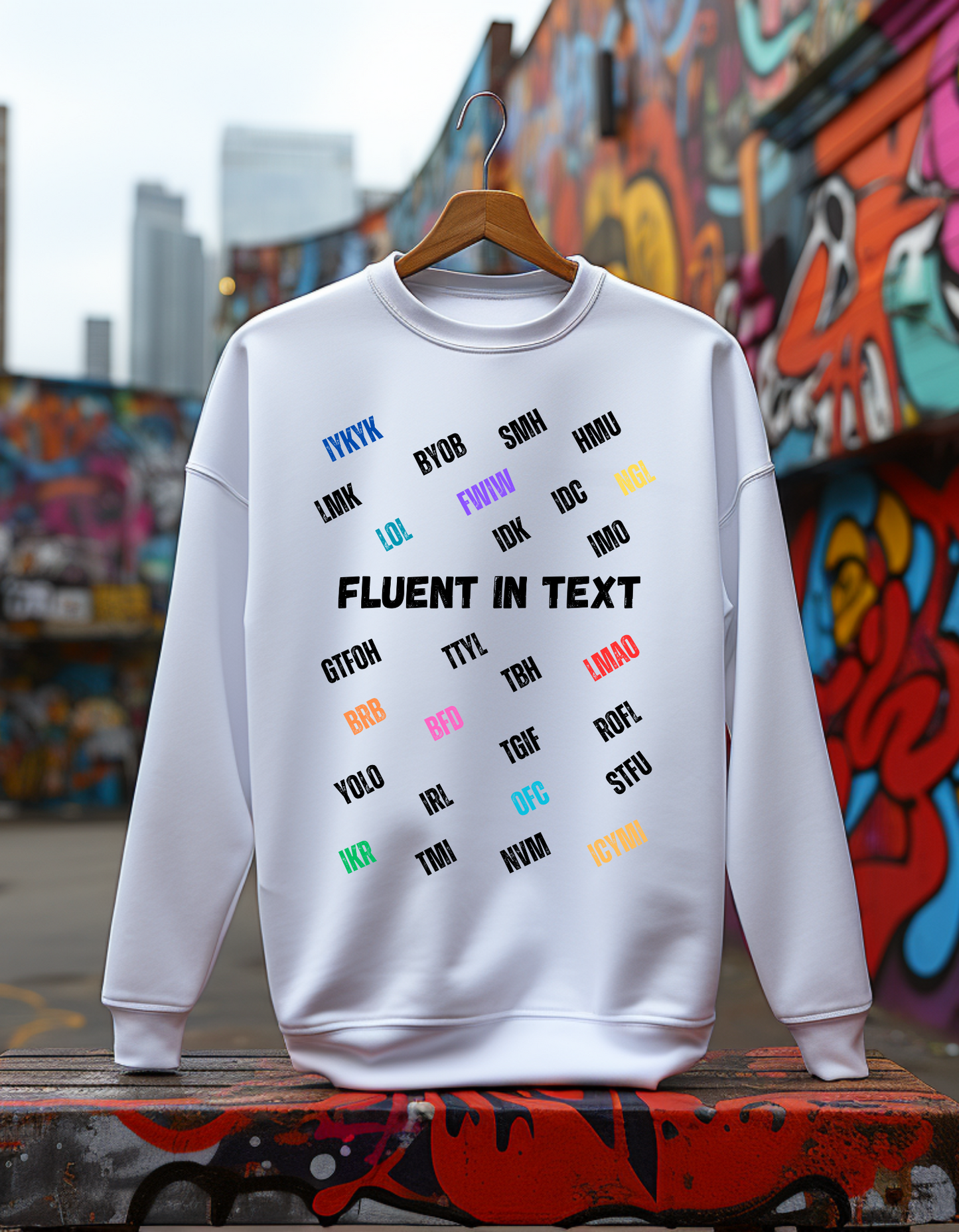 "Fluent in Text" Sweatshirt