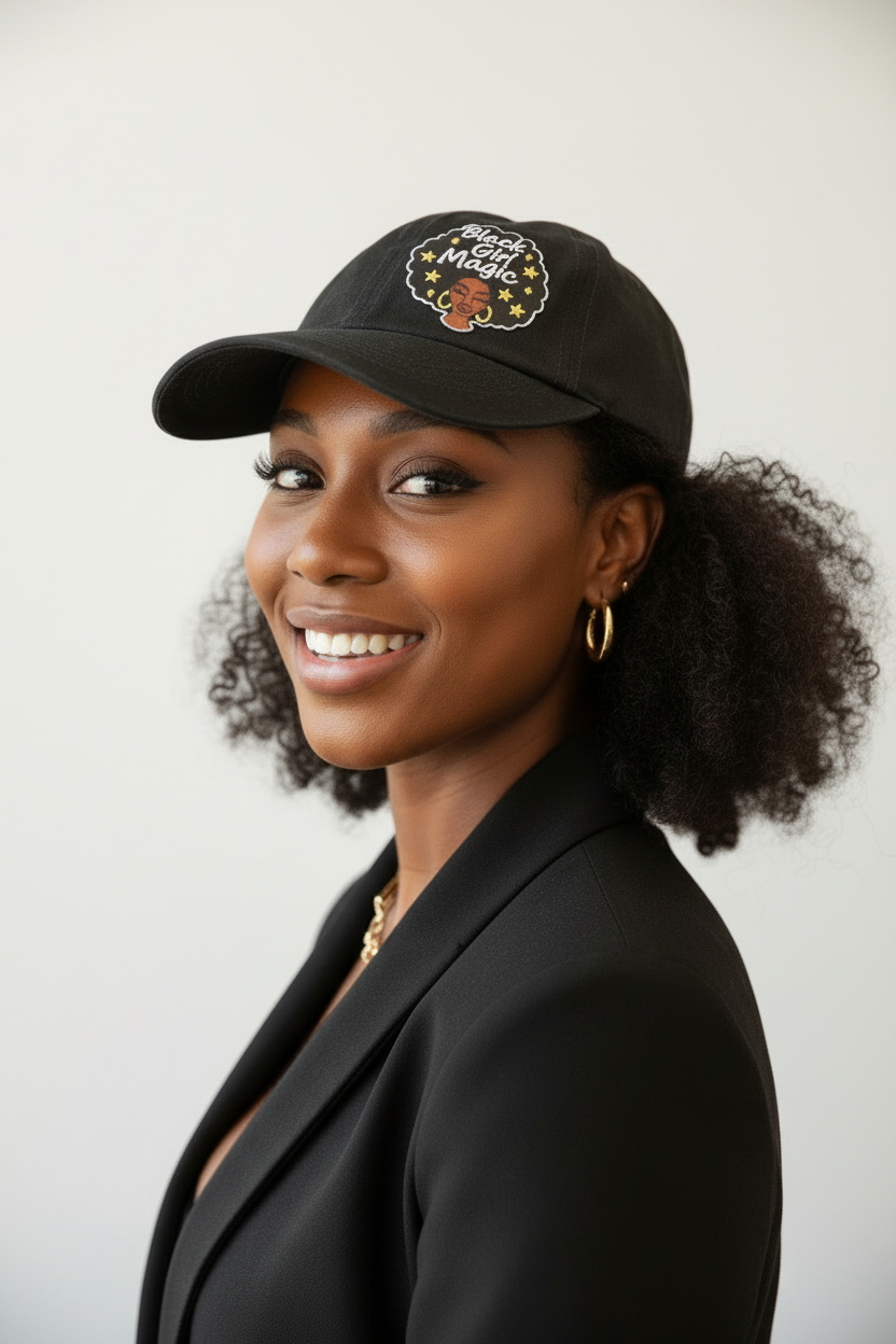"Black All The Time" Satin-Lined Hat