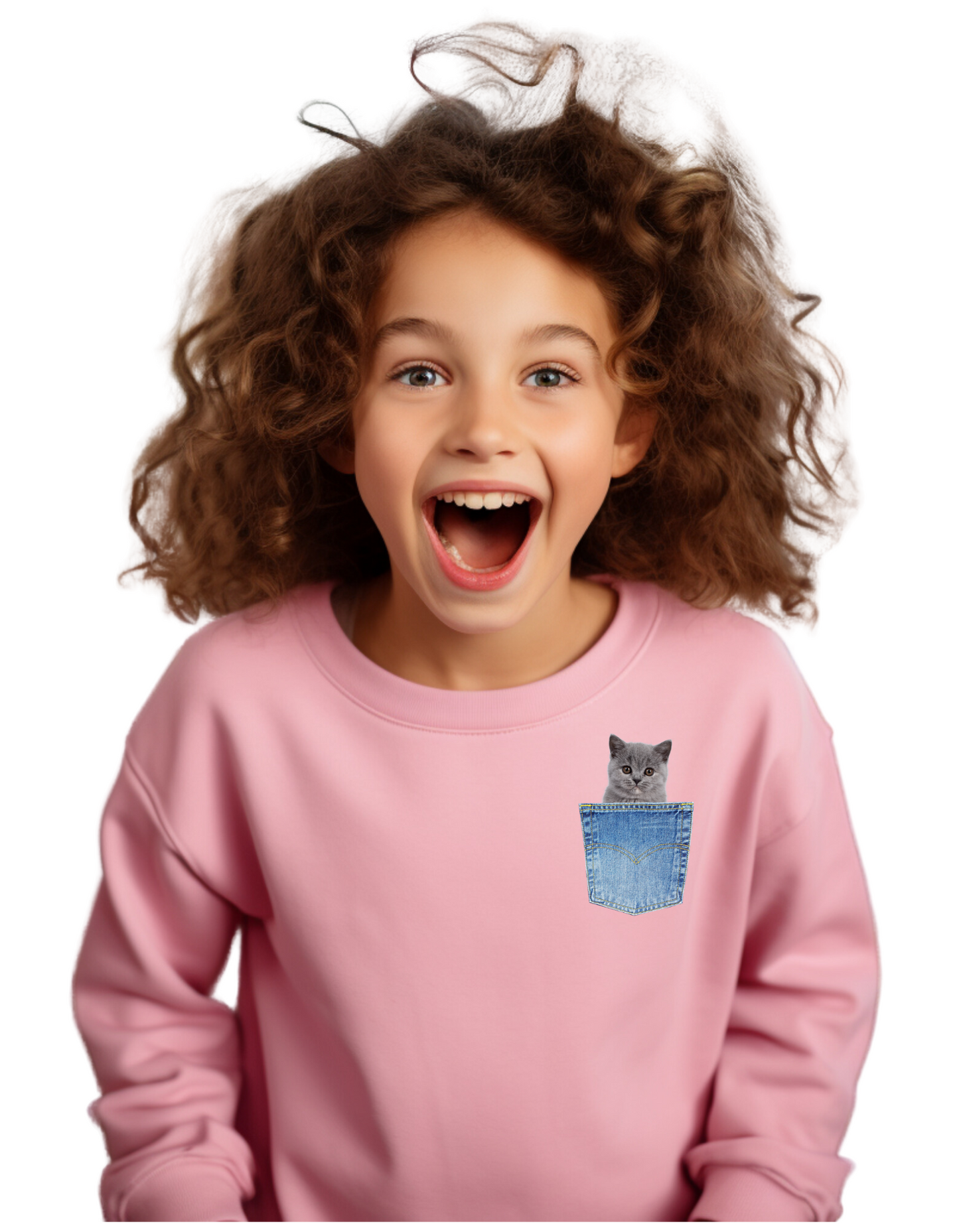 "Cat in a Pocket" Sweatshirt #2