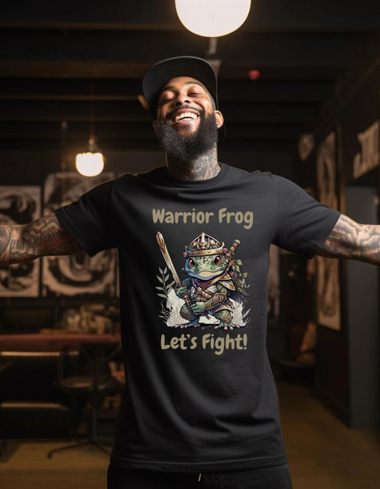 "Warrior Frog Let's Fight" T-Shirt